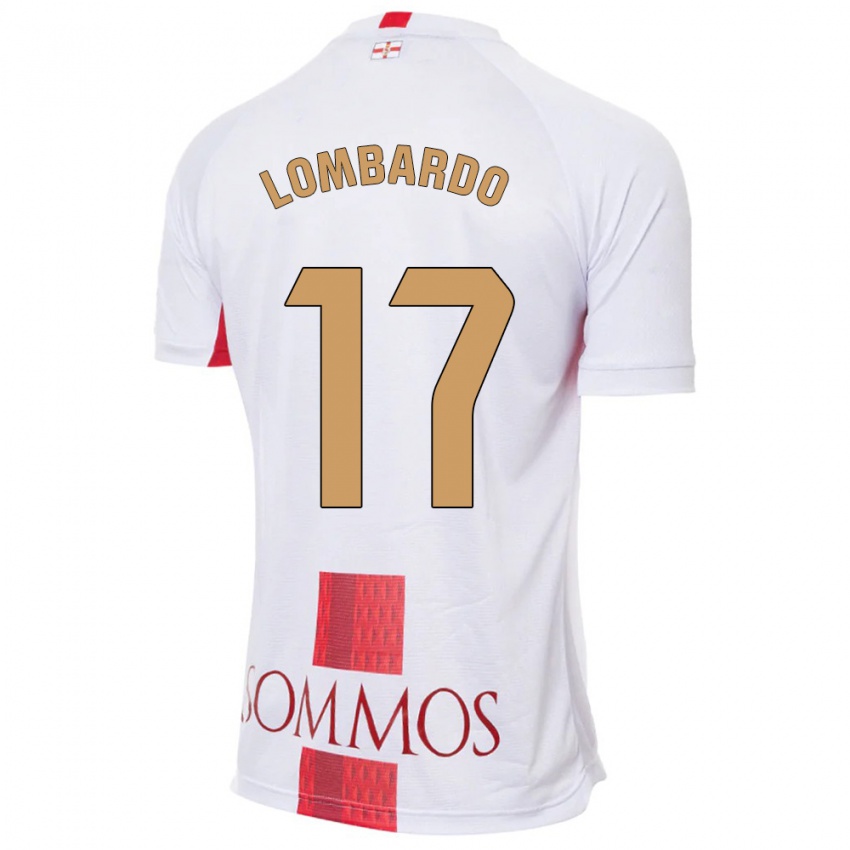 Damen Enzo Lombardo #17 Weiß Auswärtstrikot Trikot 2023/24 T-Shirt
