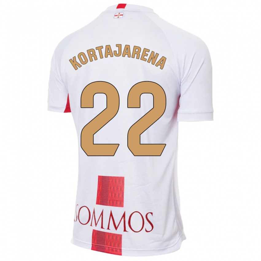 Damen Iker Kortajarena #22 Weiß Auswärtstrikot Trikot 2023/24 T-Shirt