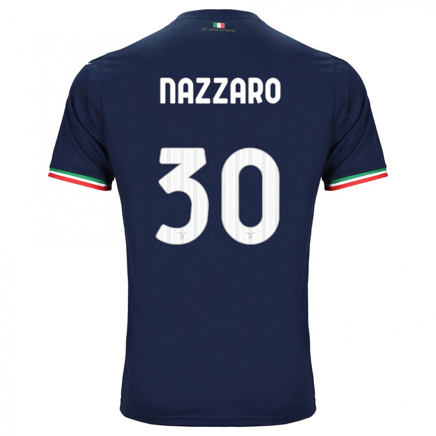 Damen Marco Nazzaro #30 Marine Auswärtstrikot Trikot 2023/24 T-Shirt