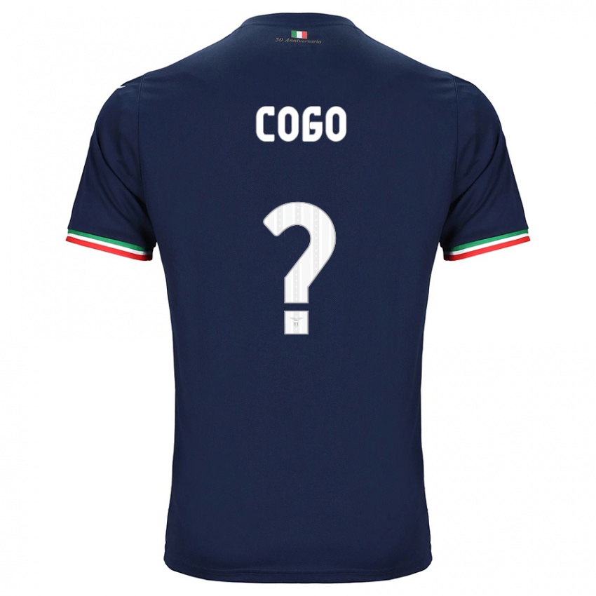 Damen Giovanni Cogo #0 Marine Auswärtstrikot Trikot 2023/24 T-Shirt