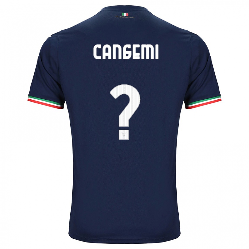 Damen Emanuele Cangemi #0 Marine Auswärtstrikot Trikot 2023/24 T-Shirt