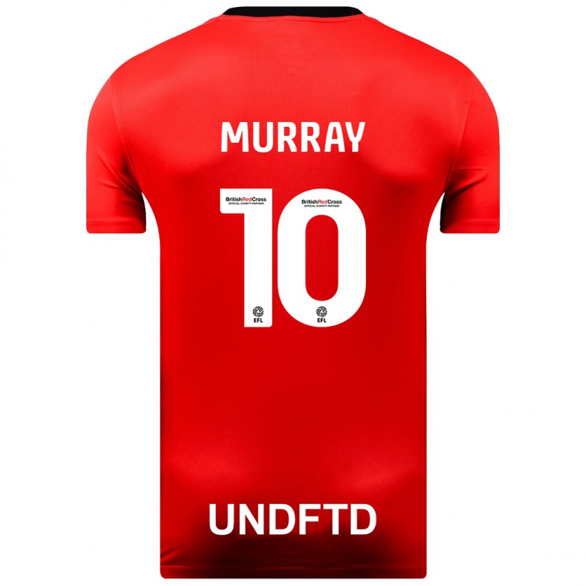 Damen Christie Murray #10 Rot Auswärtstrikot Trikot 2023/24 T-Shirt