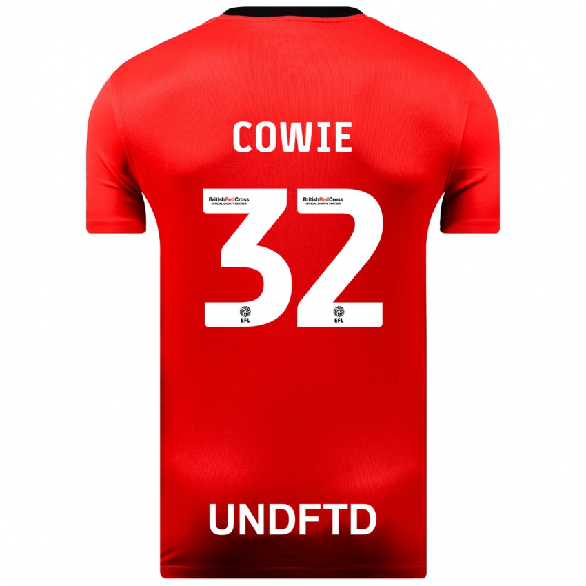 Damen Abbie Cowie #32 Rot Auswärtstrikot Trikot 2023/24 T-Shirt