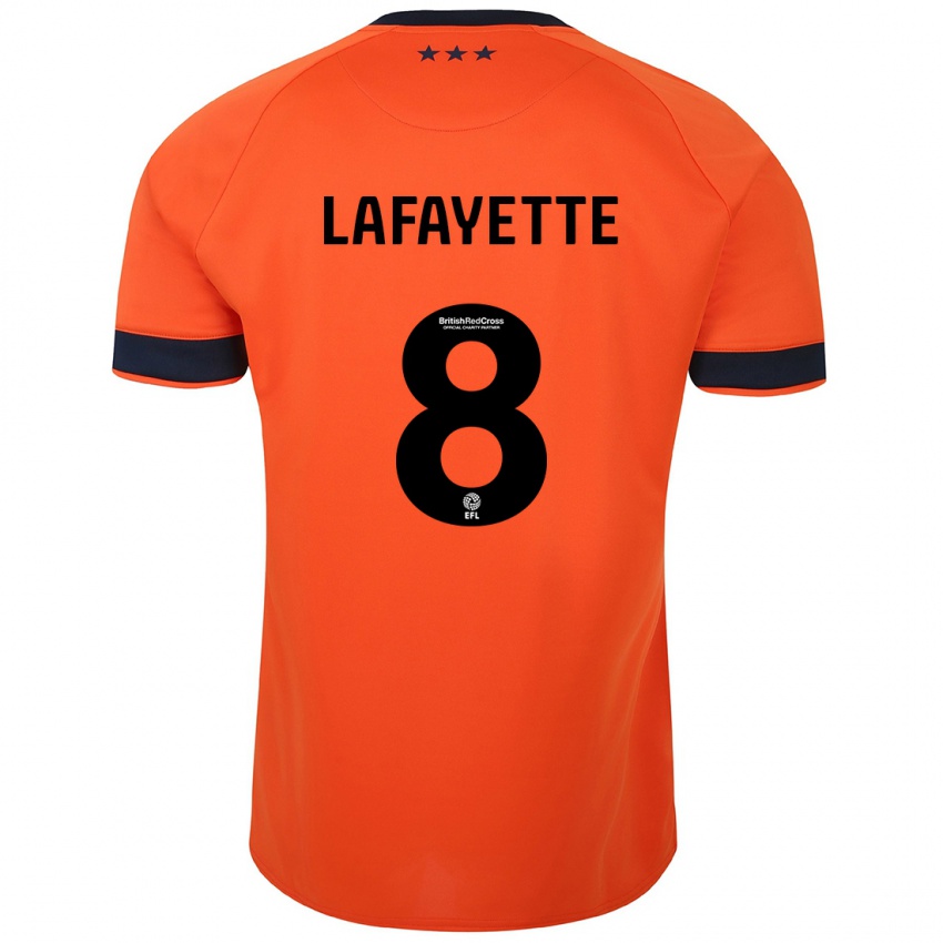 Damen Abbie Lafayette #8 Orangefarben Auswärtstrikot Trikot 2023/24 T-Shirt