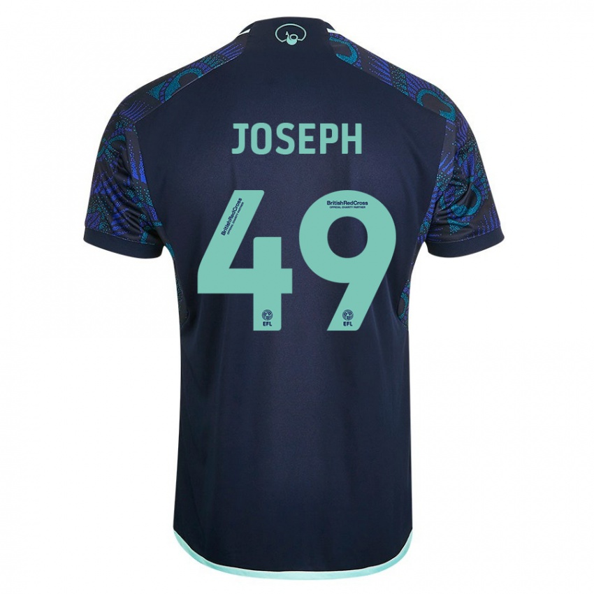 Damen Mateo Joseph #49 Blau Auswärtstrikot Trikot 2023/24 T-Shirt