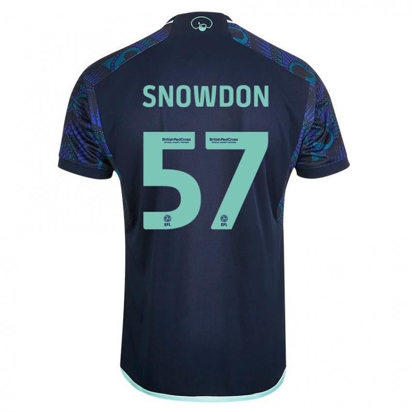Damen Joe Snowdon #57 Blau Auswärtstrikot Trikot 2023/24 T-Shirt