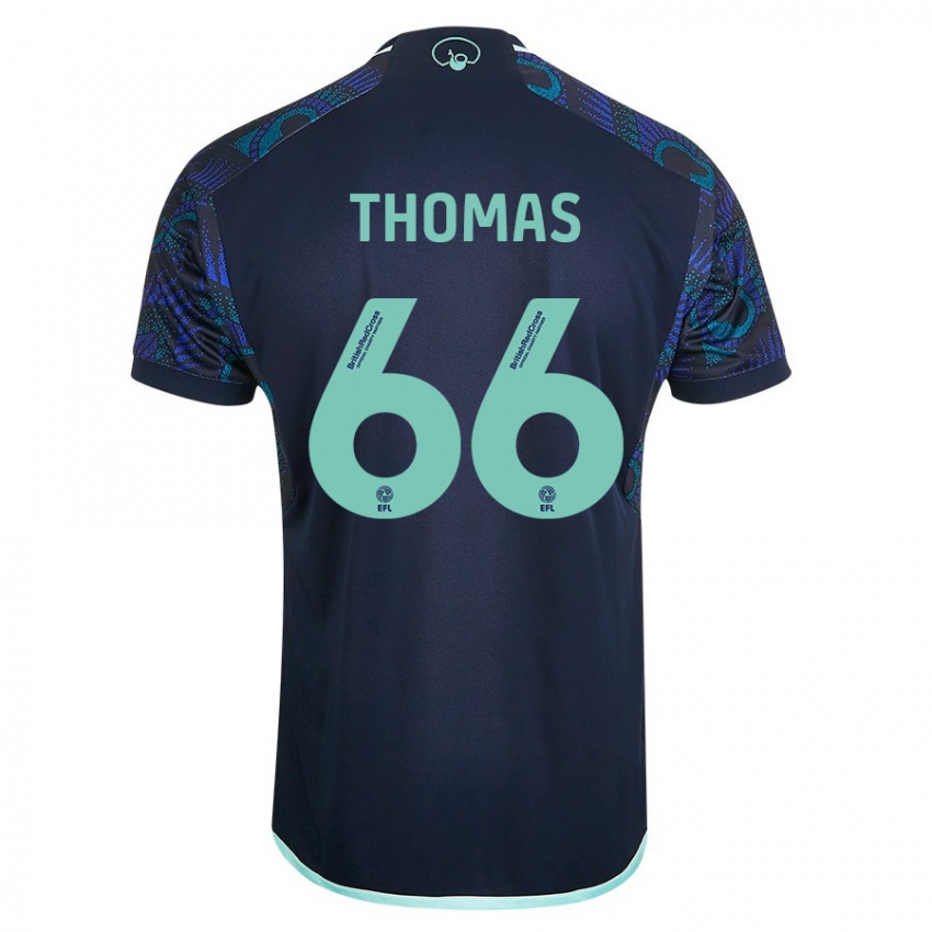 Damen Luca Thomas #66 Blau Auswärtstrikot Trikot 2023/24 T-Shirt