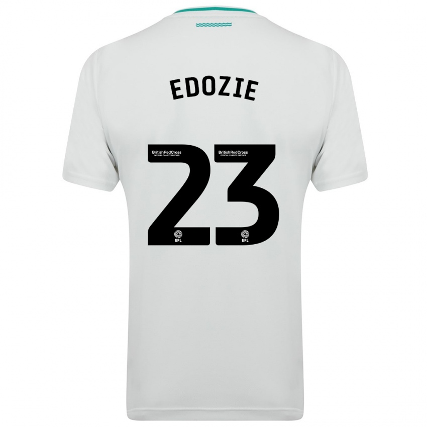 Damen Samuel Edozie #23 Weiß Auswärtstrikot Trikot 2023/24 T-Shirt