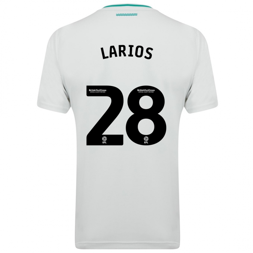 Damen Juan Larios #28 Weiß Auswärtstrikot Trikot 2023/24 T-Shirt