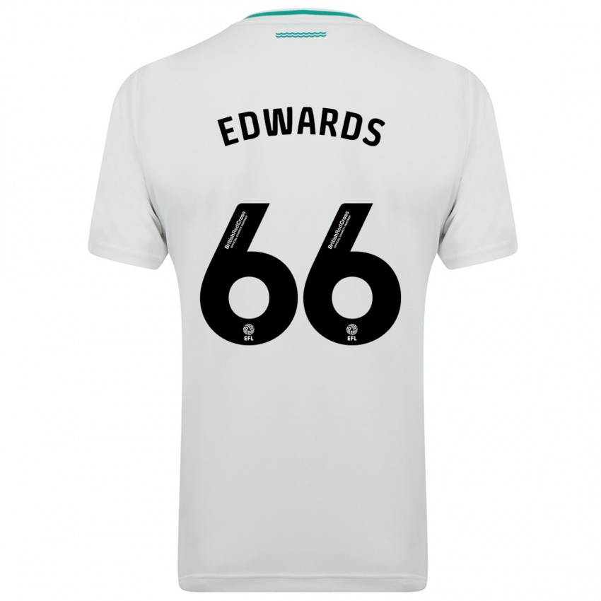 Damen Diamond Edwards #66 Weiß Auswärtstrikot Trikot 2023/24 T-Shirt