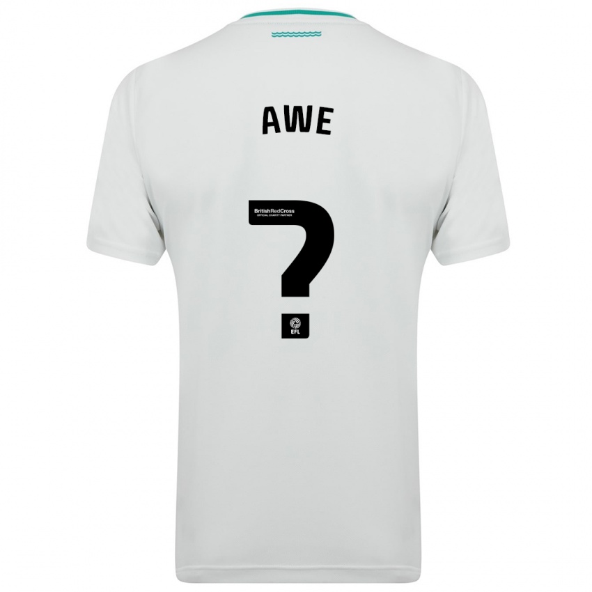 Damen Zach Awe #0 Weiß Auswärtstrikot Trikot 2023/24 T-Shirt