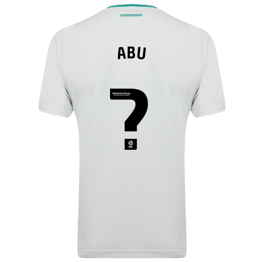 Damen Derrick Abu #0 Weiß Auswärtstrikot Trikot 2023/24 T-Shirt