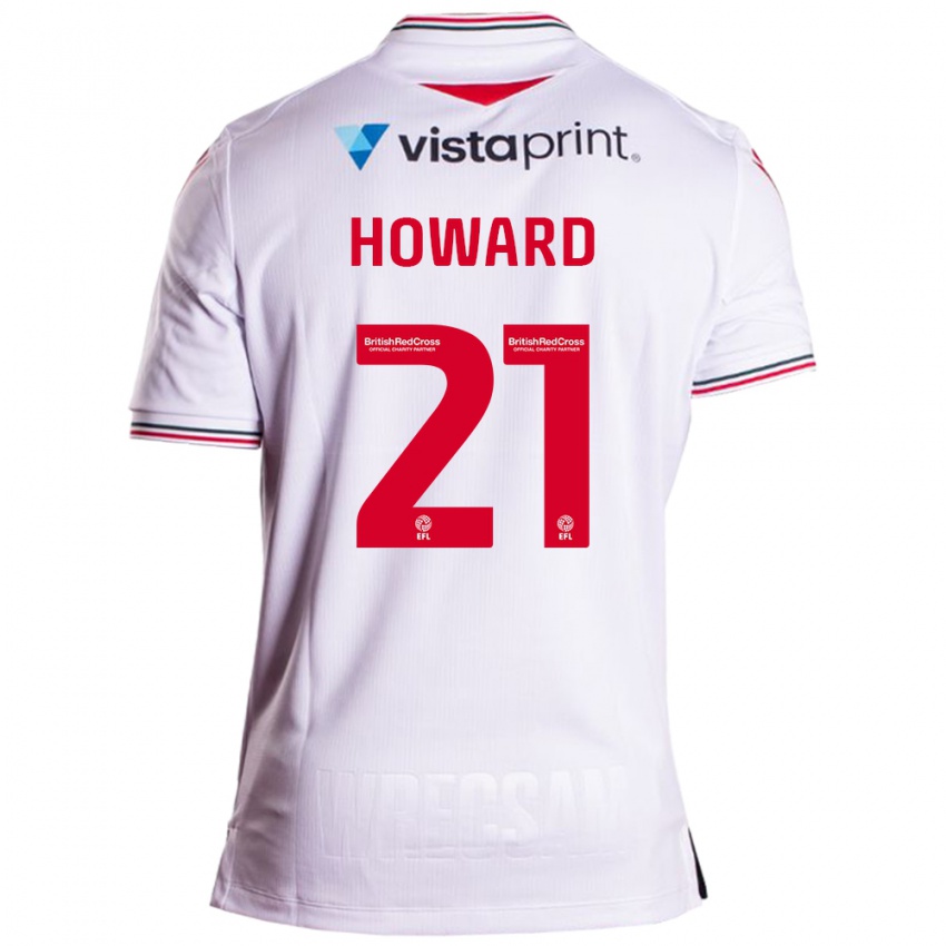 Damen Mark Howard #21 Weiß Auswärtstrikot Trikot 2023/24 T-Shirt