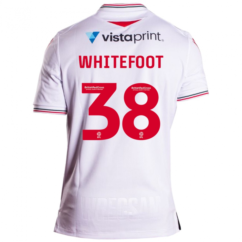 Damen Lily Whitefoot #38 Weiß Auswärtstrikot Trikot 2023/24 T-Shirt