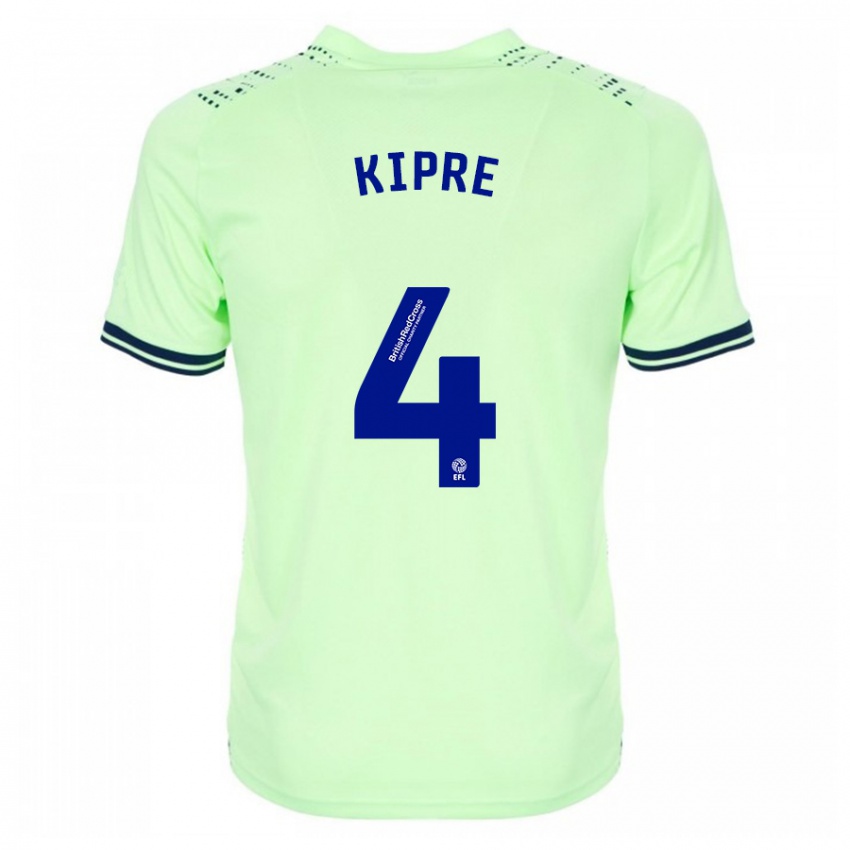Damen Cédric Kipré #4 Marine Auswärtstrikot Trikot 2023/24 T-Shirt