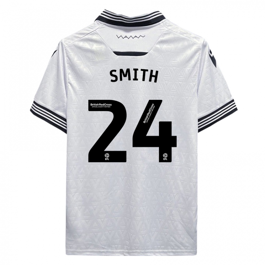 Damen Michael Smith #24 Weiß Auswärtstrikot Trikot 2023/24 T-Shirt