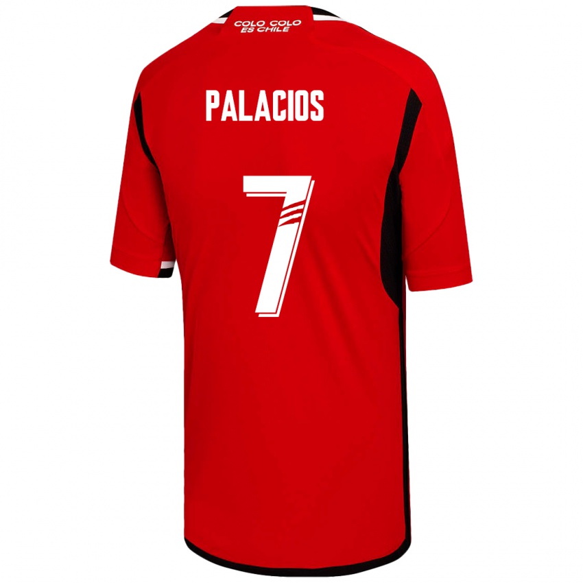 Damen Carlos Palacios #7 Rot Auswärtstrikot Trikot 2023/24 T-Shirt