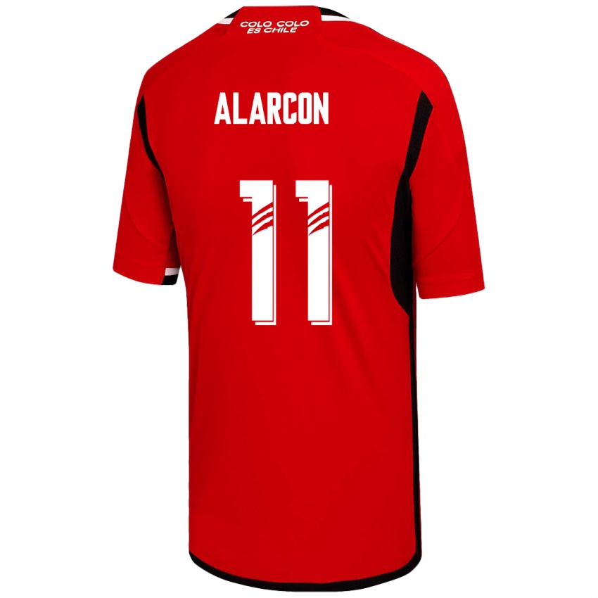 Damen Antonia Alarcón #11 Rot Auswärtstrikot Trikot 2023/24 T-Shirt