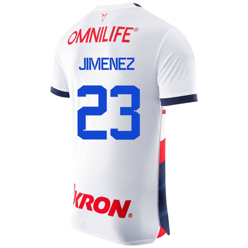 Damen Miguel Jiménez #23 Weiß Auswärtstrikot Trikot 2023/24 T-Shirt