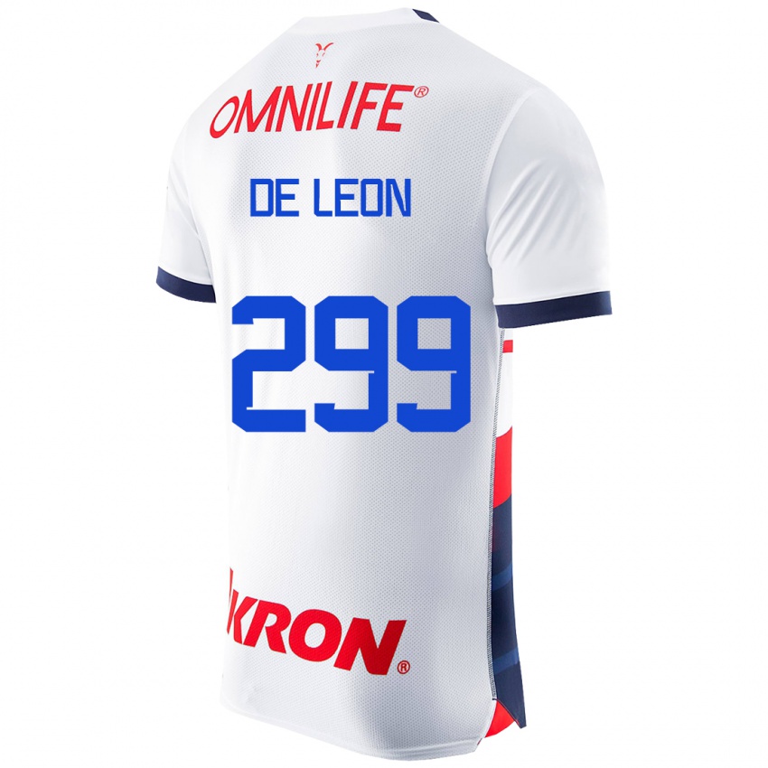 Damen Jared De León #299 Weiß Auswärtstrikot Trikot 2023/24 T-Shirt