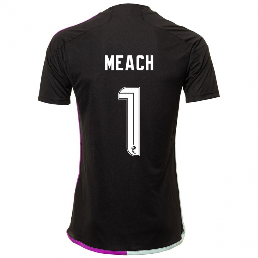 Damen Aaliyah-Jay Meach #1 Schwarz Auswärtstrikot Trikot 2023/24 T-Shirt