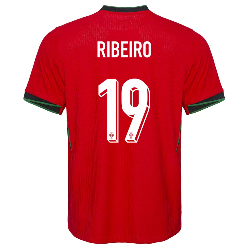 Kinder Portugal Rodrigo Ribeiro #19 Rot Heimtrikot Trikot 24-26 T-Shirt
