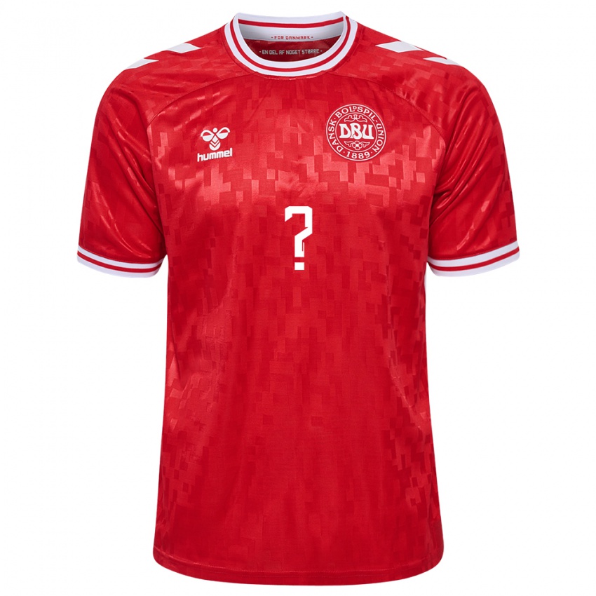 Kinder Dänemark Nikolaj Juul-Sandberg #0 Rot Heimtrikot Trikot 24-26 T-Shirt