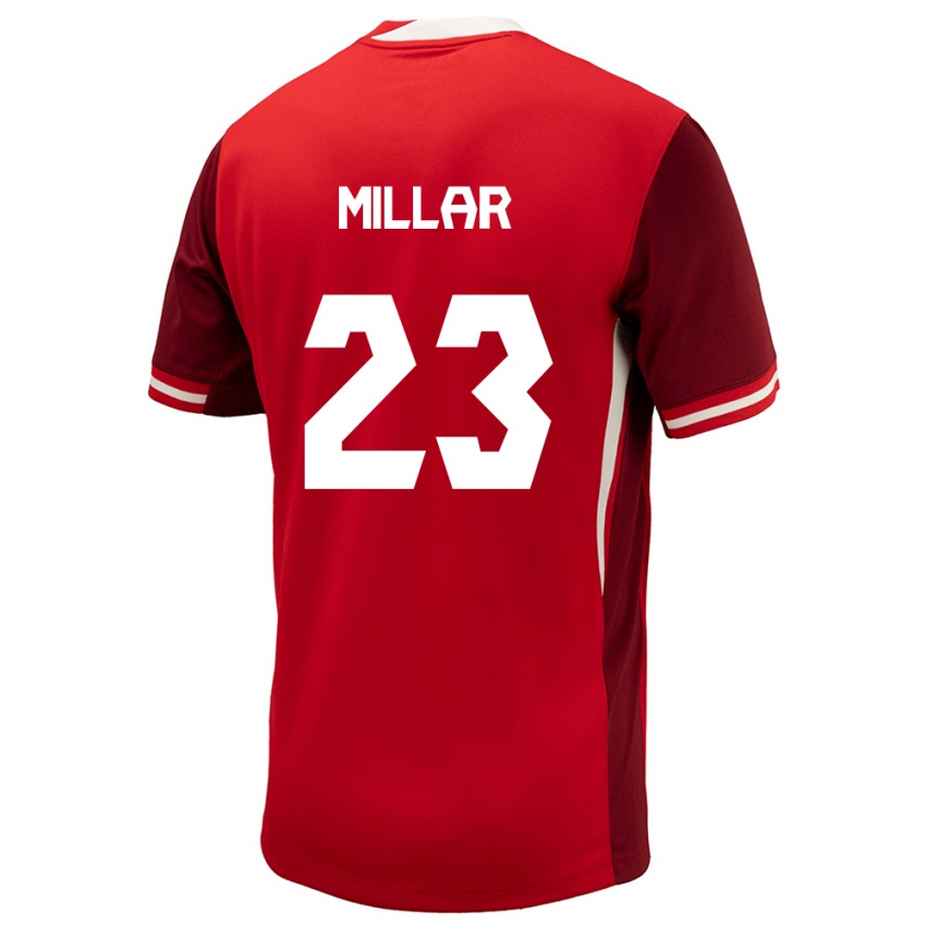 Kinder Kanada Liam Millar #23 Rot Heimtrikot Trikot 24-26 T-Shirt