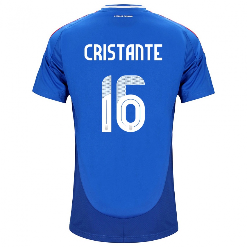 Kinder Italien Bryan Cristante #16 Blau Heimtrikot Trikot 24-26 T-Shirt