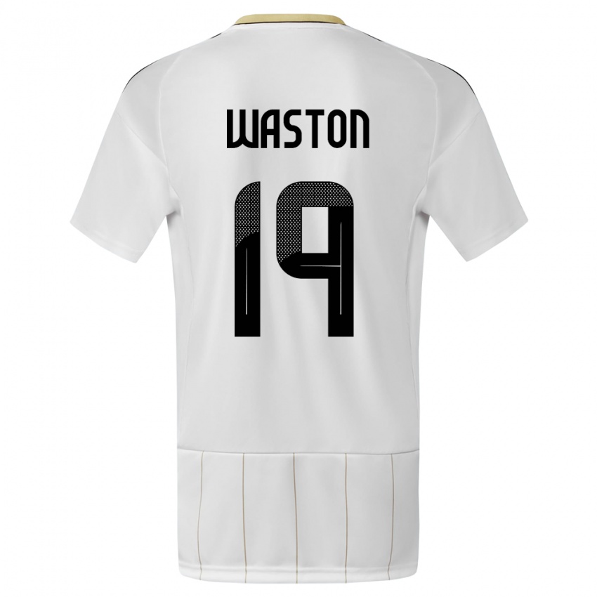 Kinder Costa Rica Kendall Waston #19 Weiß Auswärtstrikot Trikot 24-26 T-Shirt