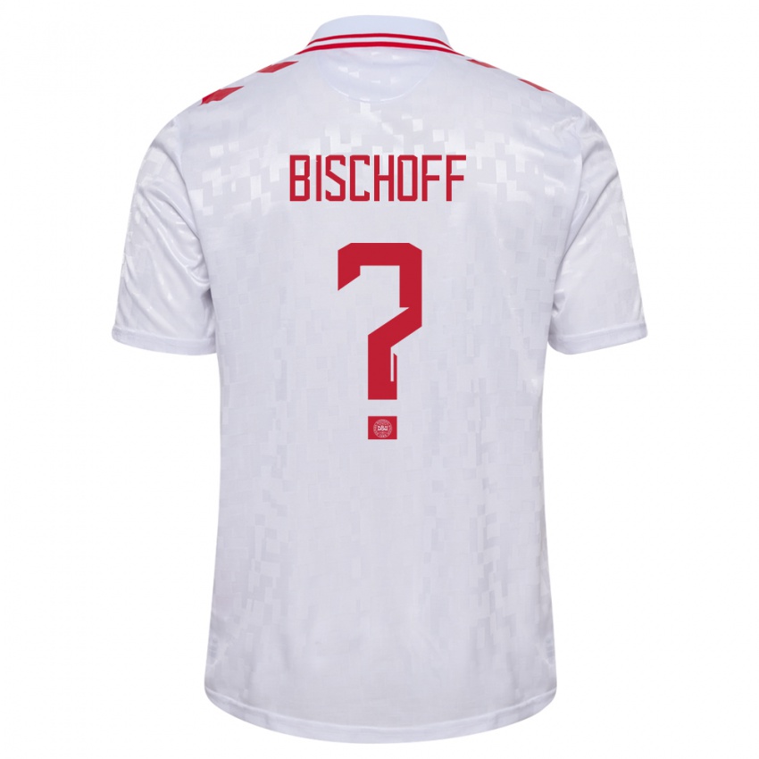 Kinder Dänemark Clement Bischoff #0 Weiß Auswärtstrikot Trikot 24-26 T-Shirt