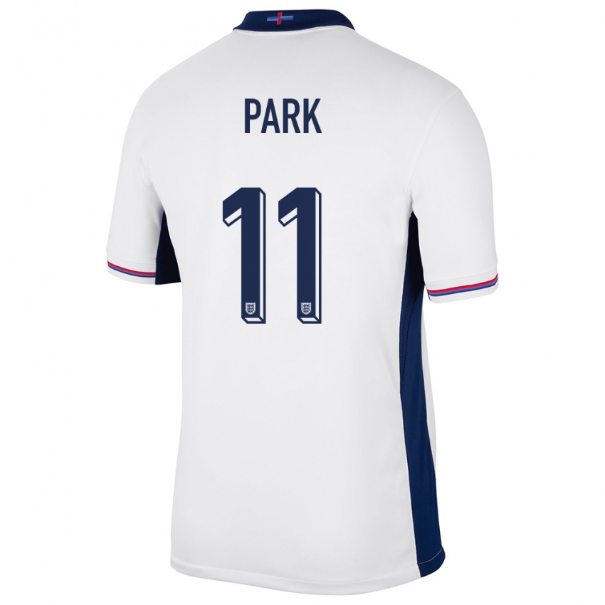 Herren England Jess Park #11 Weiß Heimtrikot Trikot 24-26 T-Shirt