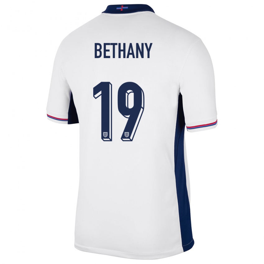 Herren England Bethany England #19 Weiß Heimtrikot Trikot 24-26 T-Shirt