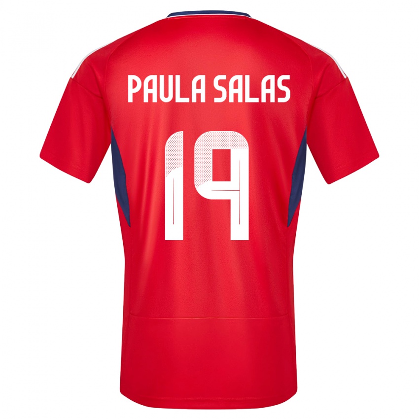 Herren Costa Rica Maria Paula Salas #19 Rot Heimtrikot Trikot 24-26 T-Shirt