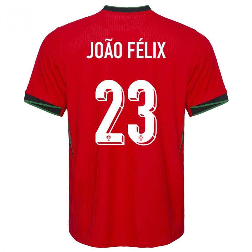 Damen Portugal Joao Felix #23 Rot Heimtrikot Trikot 24-26 T-Shirt