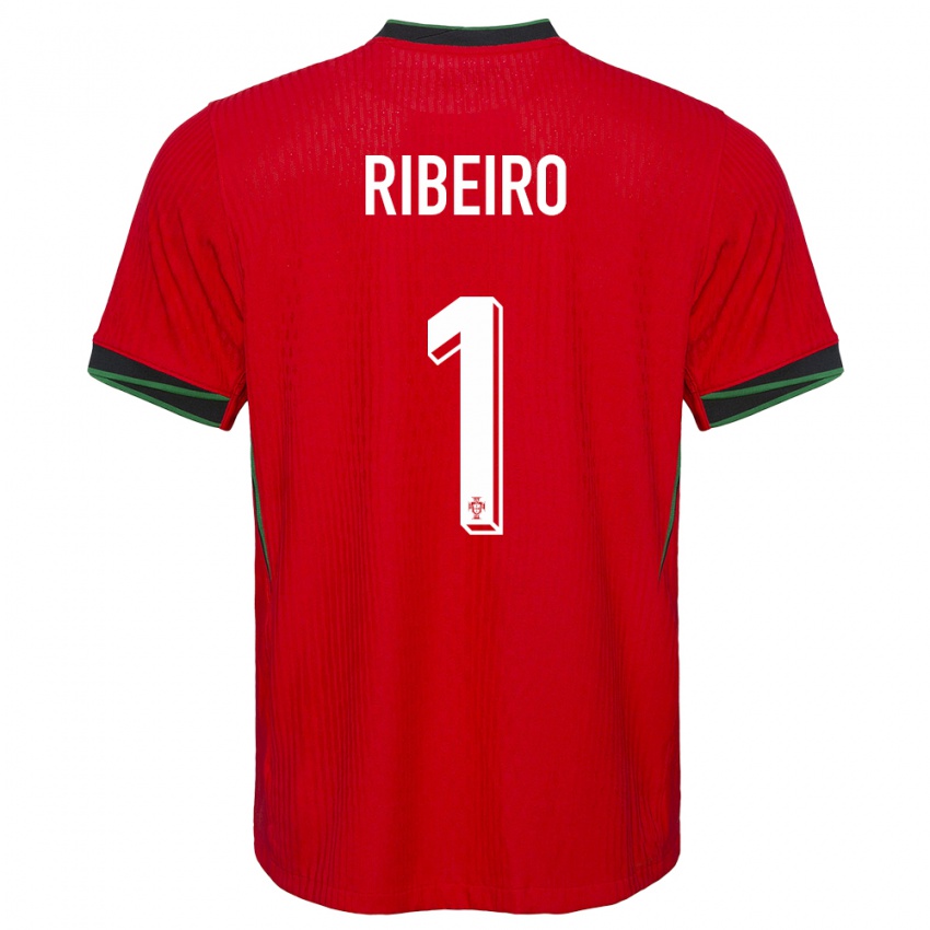 Damen Portugal Goncalo Ribeiro #1 Rot Heimtrikot Trikot 24-26 T-Shirt
