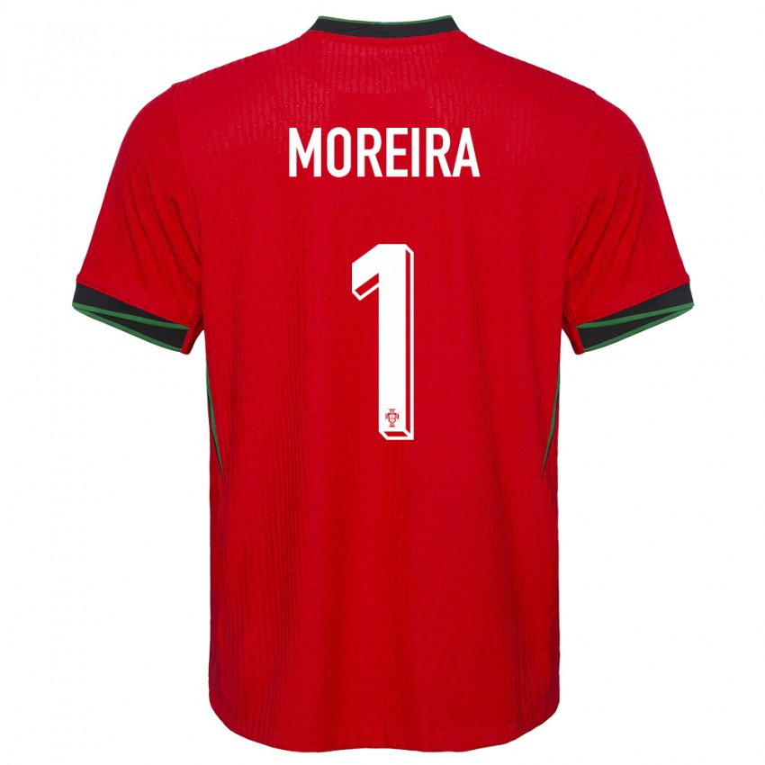 Damen Portugal Andre Moreira #1 Rot Heimtrikot Trikot 24-26 T-Shirt
