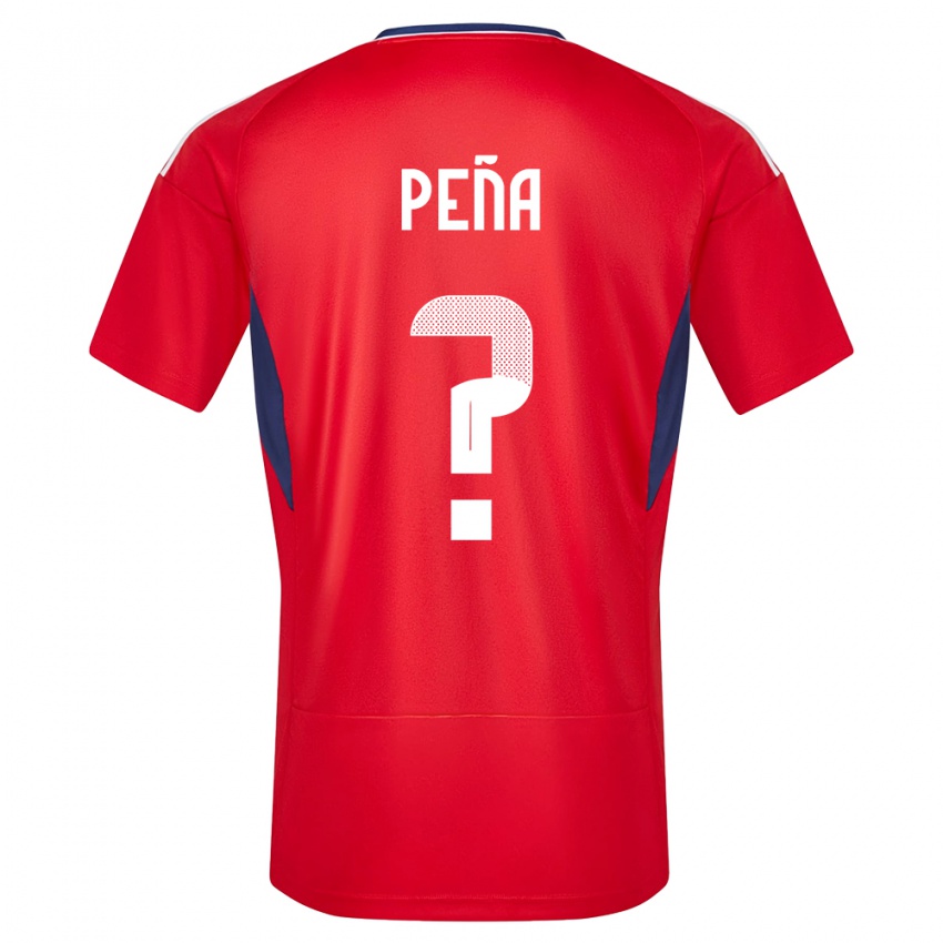 Damen Costa Rica Randy Pena #0 Rot Heimtrikot Trikot 24-26 T-Shirt
