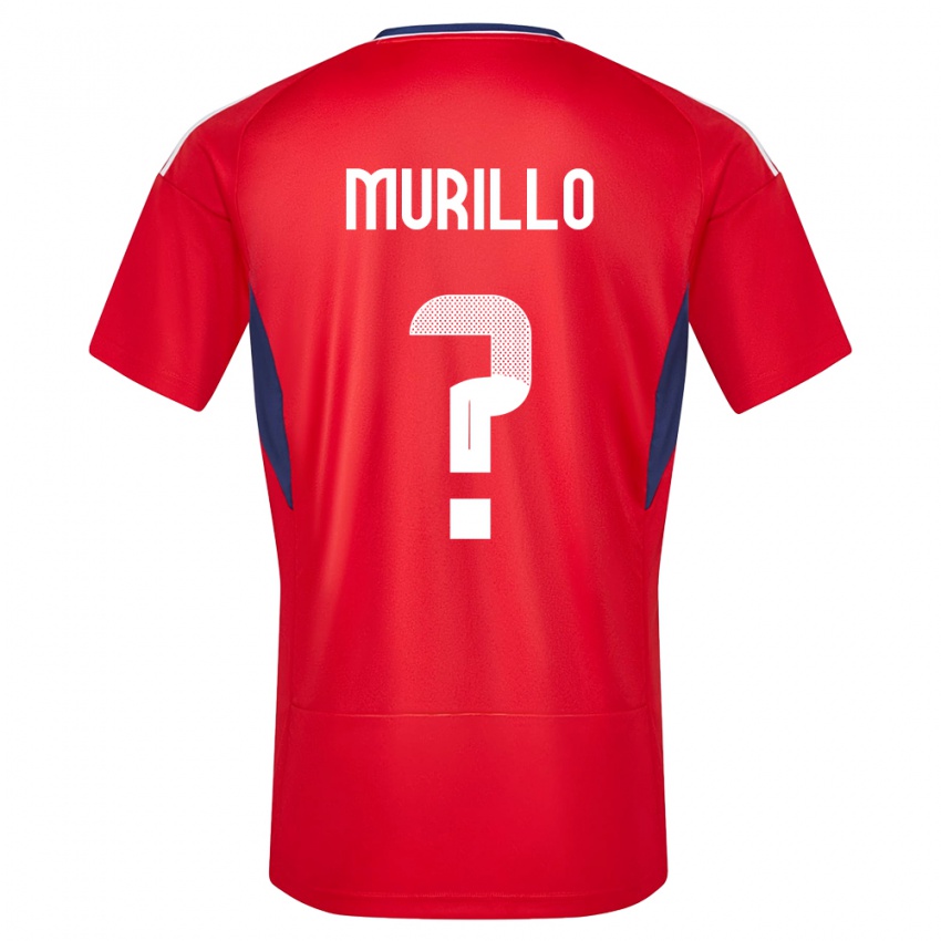 Damen Costa Rica Isaac Murillo #0 Rot Heimtrikot Trikot 24-26 T-Shirt