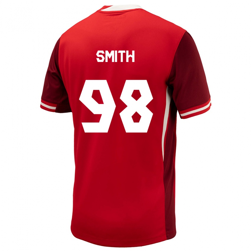 Damen Kanada Olivia Smith #98 Rot Heimtrikot Trikot 24-26 T-Shirt
