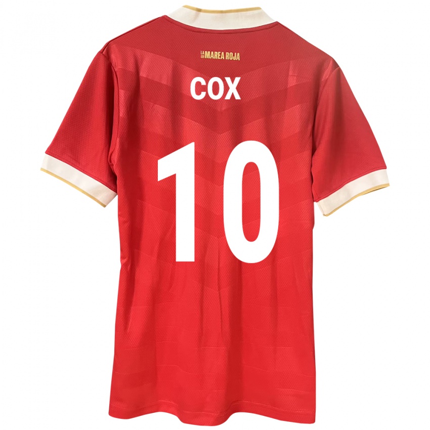 Damen Panama Marta Cox #10 Rot Heimtrikot Trikot 24-26 T-Shirt