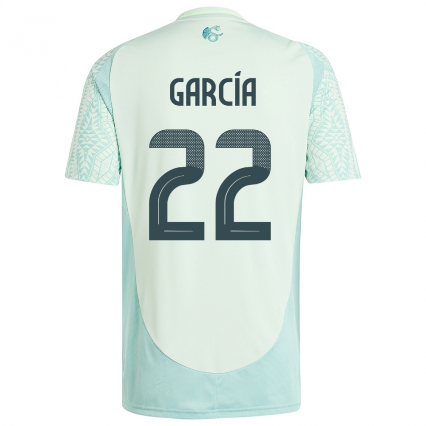 Damen Mexiko Diana Garcia #22 Leinengrün Auswärtstrikot Trikot 24-26 T-Shirt