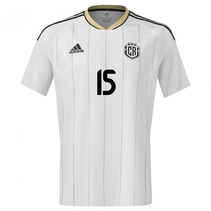 Damen Costa Rica Cristin Granados #15 Weiß Auswärtstrikot Trikot 24-26 T-Shirt