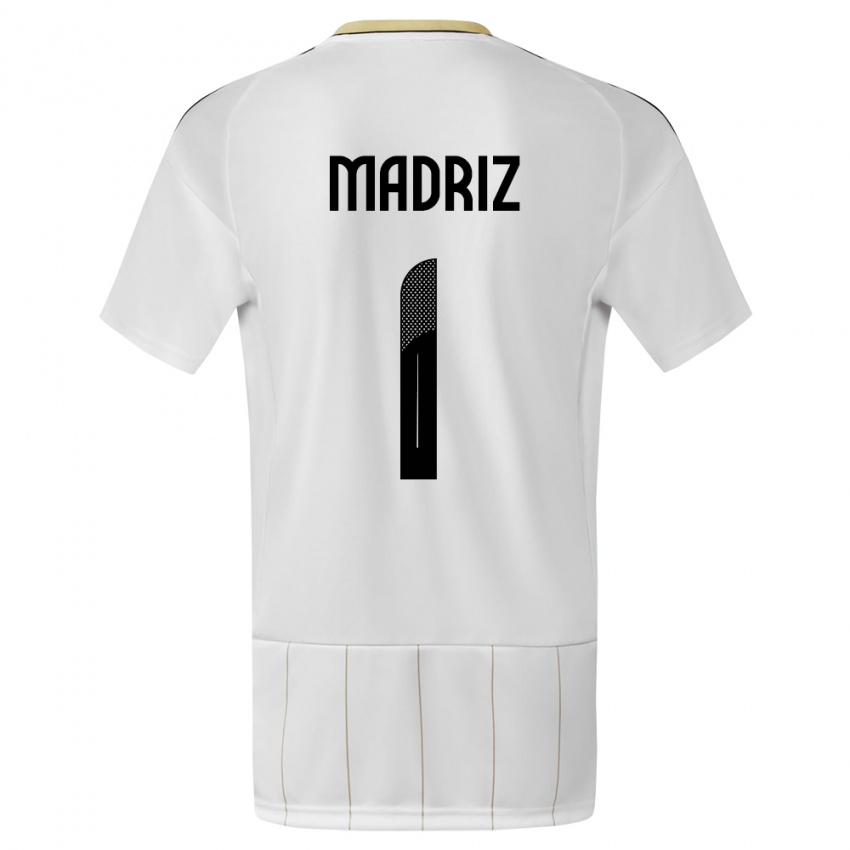 Damen Costa Rica Abraham Madriz #1 Weiß Auswärtstrikot Trikot 24-26 T-Shirt