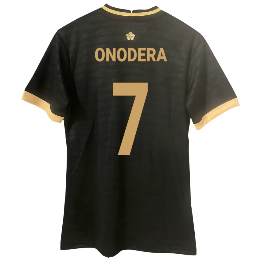 Damen Panama Alison Onodera #7 Schwarz Auswärtstrikot Trikot 24-26 T-Shirt