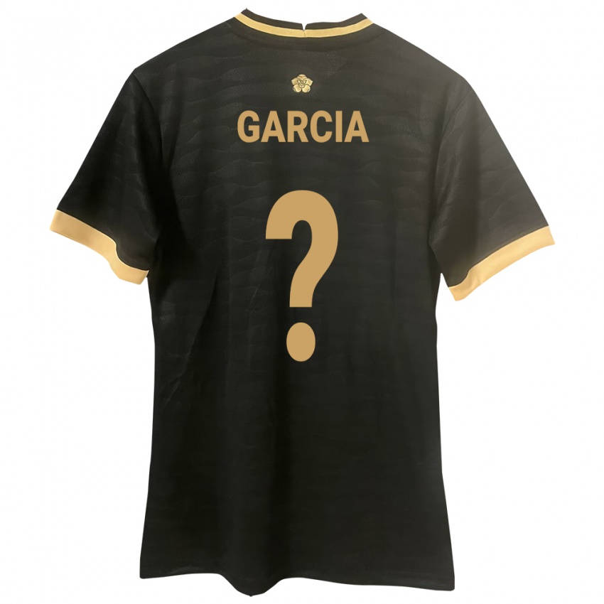 Damen Panama Adriana García #0 Schwarz Auswärtstrikot Trikot 24-26 T-Shirt