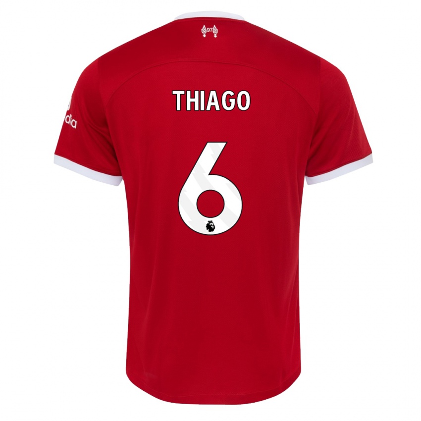 Kinder Thiago #6 Rot Heimtrikot Trikot 2023/24 T-Shirt