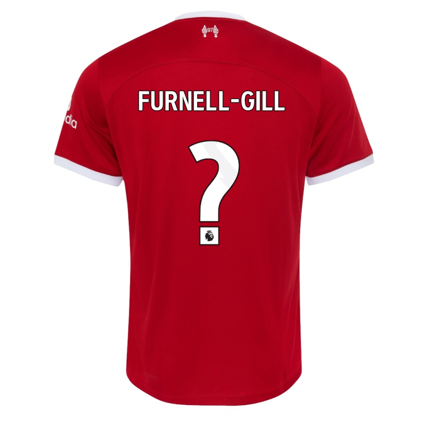 Kinder Luca Furnell-Gill #0 Rot Heimtrikot Trikot 2023/24 T-Shirt