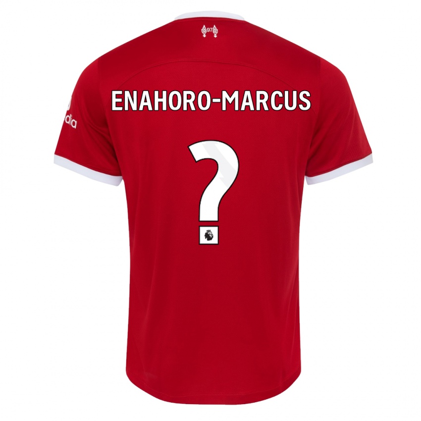 Kinder Louis Enahoro-Marcus #0 Rot Heimtrikot Trikot 2023/24 T-Shirt