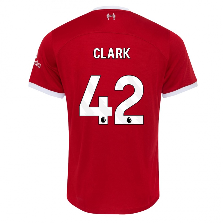 Kinder Bobby Clark #42 Rot Heimtrikot Trikot 2023/24 T-Shirt